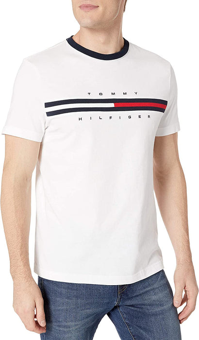 Men'S Short Sleeve Signature Stripe Graphic T-Shirt