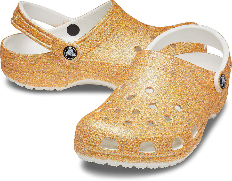 Unisex-Adult Classic Sparkly Clog | Metallic and Glitter Shoes