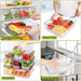 10 Pack Refrigerator Pantry Organizer Bins, Stackable Fridge Organizer Bins with Lids, Clear Plastic Food Storage Bins for Kitchen, Countertops, Cabinets, Fridge, Drinks, Fruits, Vegetable, Cereals