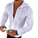 ⭐Button down Shirt Men Baroque Fashion Casual Party Long Sleeve Fancy Dress Soft