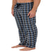 Fruit of the Loom Men'S and Big Men'S Microsanded Woven Plaid Pajama Pants