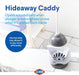 Toilet Plunger with Hideaway Caddy – Toilet Plunger for Bathroom, Bathroom Organizers & Storage, Bathroom Accessories, Toilet Unclogger, Plunger with Holder