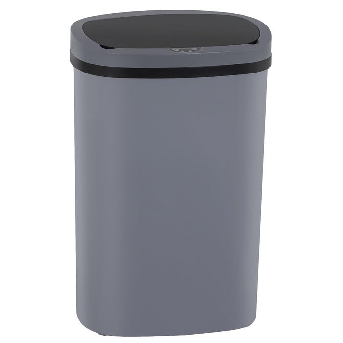 Kitchen Trash Can with Lid, 13 Gallon Automatic Garbage Can for Bathroom Bedroom Home Office 50 Liter Touch Free High-Capacity Brushed Stainless Steel Waste Bin