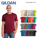 Gildan Men'S Soft Style T-Shirt Ring Spun Cotton Soft Short Sleeve 64000