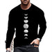 ⭐T-Shirt Men Novelty Black Long Sleeve Fashion Ultra Soft Streetwear T Shirt Tee