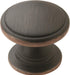 Amerock | Cabinet Knob | Satin Nickel | 1-1/4 Inch (32 Mm) Diameter | Ravino | 10 Pack | Drawer Knob | Cabinet Hardware