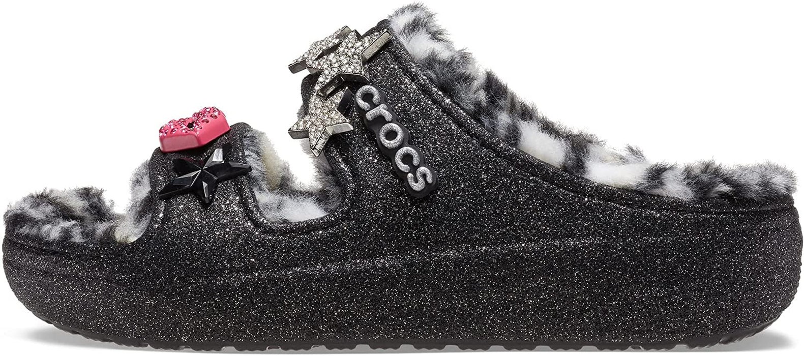 Unisex-Adult Classic Cozzzy Platform Sandals | Fuzzy Slippers Slide