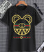 Radiohead Rock Music T-Shirt Short Sleeve Cotton Black Fashion Brand T-Shirt