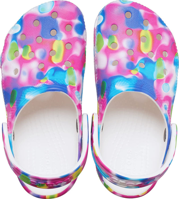 Unisex-Child Classic Tie Dye Clogs (Little Big Kid)