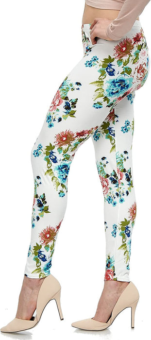 | Lush Moda | Women’S Extra Soft Leggings | Variety of Prints | One Size