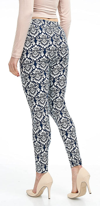 | Lush Moda | Women’S Extra Soft Leggings | Variety of Prints | One Size