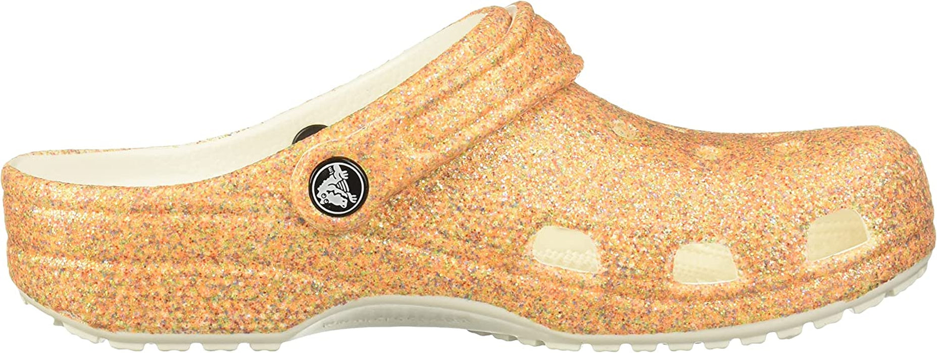 Unisex-Adult Classic Sparkly Clog | Metallic and Glitter Shoes