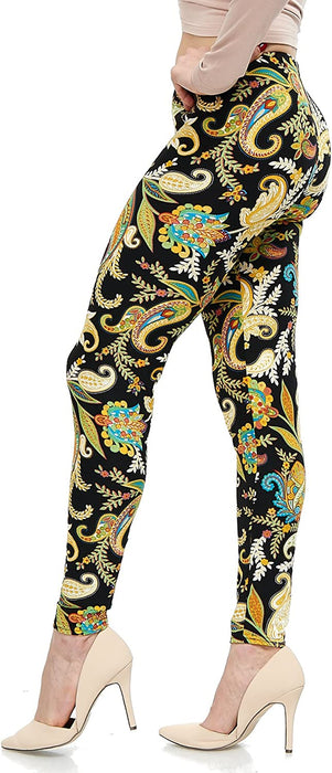 | Lush Moda | Women’S Extra Soft Leggings | Variety of Prints | One Size