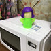 Angry Mama Microwave Oven Steam Cleaner, Angry Mom Microwave Cleaner, Just Add Vinegar and Water, Cut Cleaning Time by Half (Green)