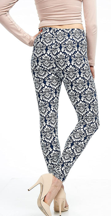 | Lush Moda | Women’S Extra Soft Leggings | Variety of Prints | One Size