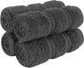 Luxury 4 Piece Bath Towel Set, 100% Cotton Turkish Bath Towels for Bathroom, 27X54 in Large Bathroom Shower Towels, Dark Gray Bath Towels