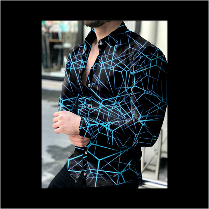 Fashion Mens Shirts Tops Long Sleeve Casual Button down Shirt Party T Dress NEW