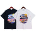 Rhude Fashion Logo Letter Print T-Shirt Unisex Cotton Loose Short Sleeve