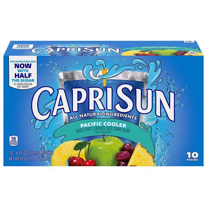 Capri Sun Pacific Cooler Ready-To-Drink Juice (10 Pouches)