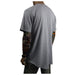 Mens Heavy T-Shirt BIG & TALL Long Extended Casual Basic Crew Neck Fashion S-5X