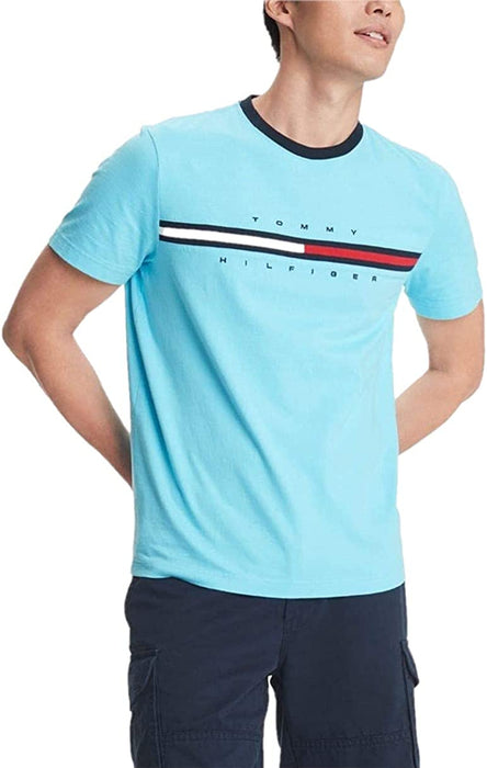 Men'S Short Sleeve Signature Stripe Graphic T-Shirt