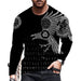 ⭐T-Shirt Men Novelty Black Long Sleeve Fashion Ultra Soft Streetwear T Shirt Tee