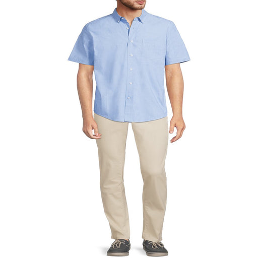 George Men’S Poplin Shirt with Short Sleeves