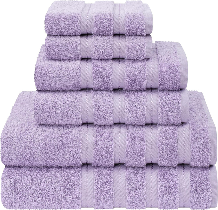 Luxury 4 Piece Bath Towel Set, 100% Cotton Turkish Bath Towels for Bathroom, 27X54 in Large Bathroom Shower Towels, Dark Gray Bath Towels