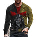 ⭐T-Shirt Men Novelty Black Long Sleeve Fashion Ultra Soft Streetwear T Shirt Tee