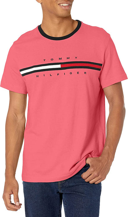 Men'S Short Sleeve Signature Stripe Graphic T-Shirt