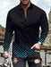 ⭐Button down Shirt Men Baroque Fashion Casual Party Long Sleeve Fancy Dress Soft