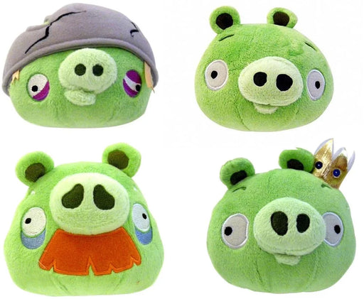 8" Plush Assortment: Set of 4 Pigs