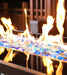 20 Pounds Bahama Blend Fire Glass for Fire Pit - 1/2 Inch High Luster Reflective Tempered Glass Rocks for Natural or Propane Fireplace, Safe for Outdoors and Indoors