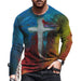 ⭐T-Shirt Men Novelty Black Long Sleeve Fashion Ultra Soft Streetwear T Shirt Tee