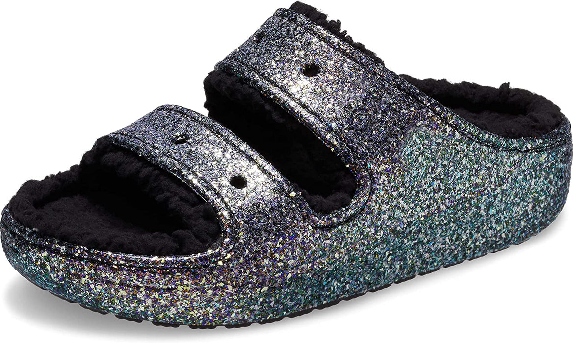 Unisex-Adult Classic Cozzzy Platform Sandals | Fuzzy Slippers Slide