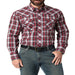 Wrangler® Men'S Long Sleeve Western Plaid Shirt