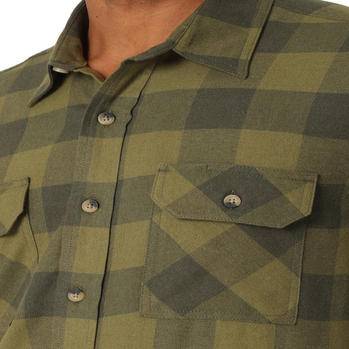 ® Men'S Long Sleeve Brushed Flannel Shirt