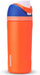 Freesip 24 oz Insulated Stainless Steel Water Bottle with Straw - BPA-Free for Sports, Travel, and School, Very Dark Finish