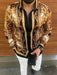 Button up Shirts Men Baroque Fashion Casual Party Long Sleeve Fancy Dress Soft T