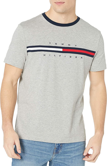 Men'S Short Sleeve Signature Stripe Graphic T-Shirt