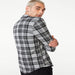 Free Assembly Men'S Knit Flannel Shirt