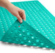 Patented Bath Tub Shower Mat, 35X16 Washable Bathtub Floor Mats, Suction Cups and Drain Holes to Keep Tubs Clean, Clear