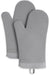 Ribbed Soft Silicone Oven Mitt Set, 7"X13", Milkshake 2 Count