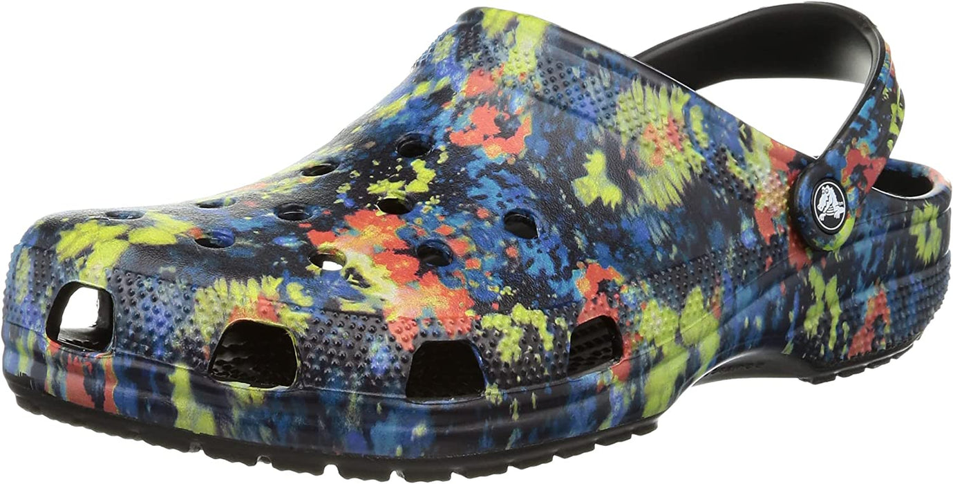 Unisex-Adult Classic Tie Dye Clogs