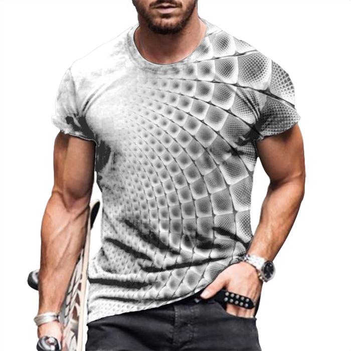 Men T Shirts 3D Novelty Graphic Fashion Casual Camiseta Short Sleeve Tee T-Shirt