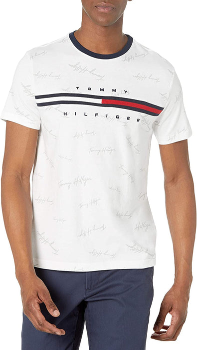 Men'S Short Sleeve Signature Stripe Graphic T-Shirt