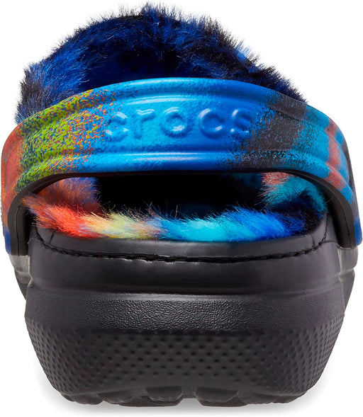 Unisex-Adult Classic Tie Dye Lined Clogs | Fuzzy Slippers