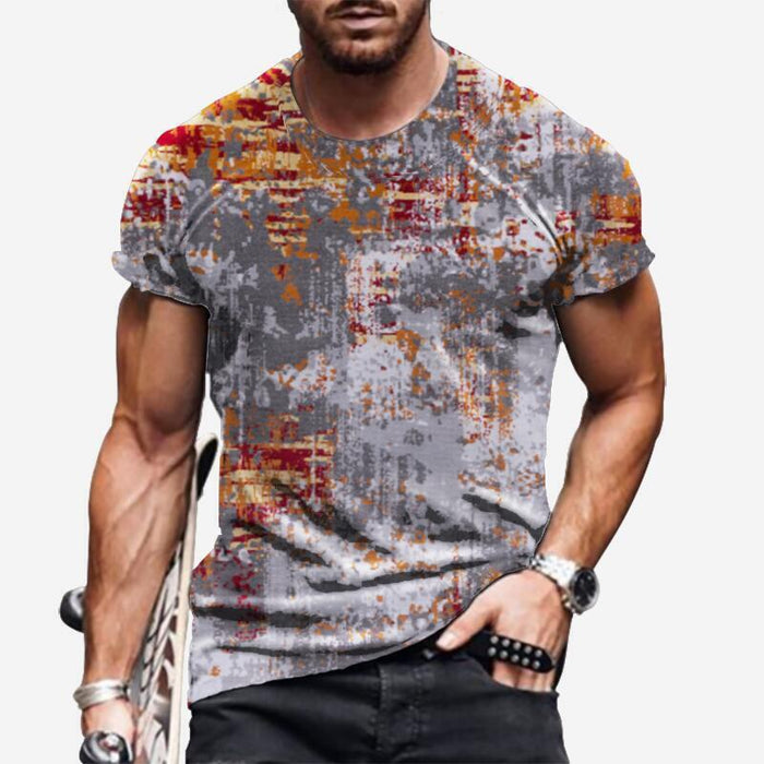 Men T Shirts 3D Novelty Graphic Fashion Casual Camiseta Short Sleeve Tee T-Shirt