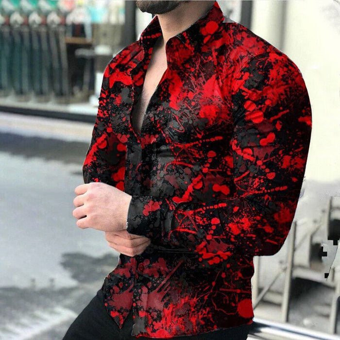 Fashion Mens Shirts Tops Long Sleeve Casual Button down Shirt Party T Dress NEW