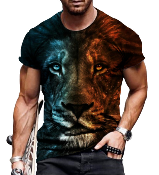 Men T Shirts 3D Novelty Graphic Fashion Casual Camiseta Short Sleeve Tee T-Shirt